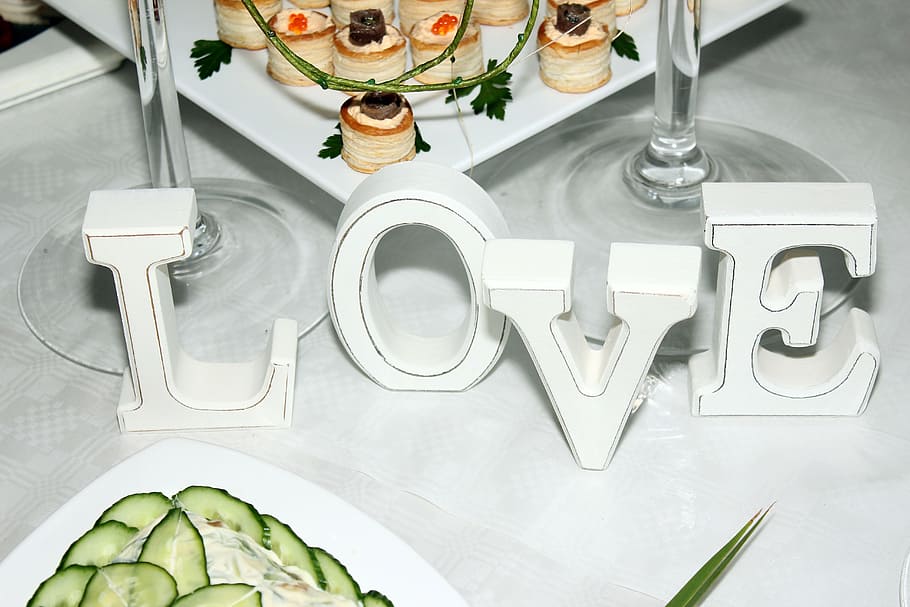 love, table decoration, food and drink, healthy eating, indoors HD wallpaper