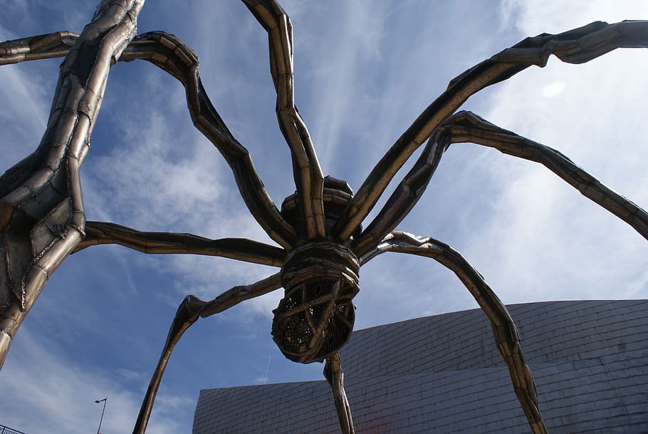 bilbao, sculpture, euskadi, sky, museum, vizcaya, guggenheim