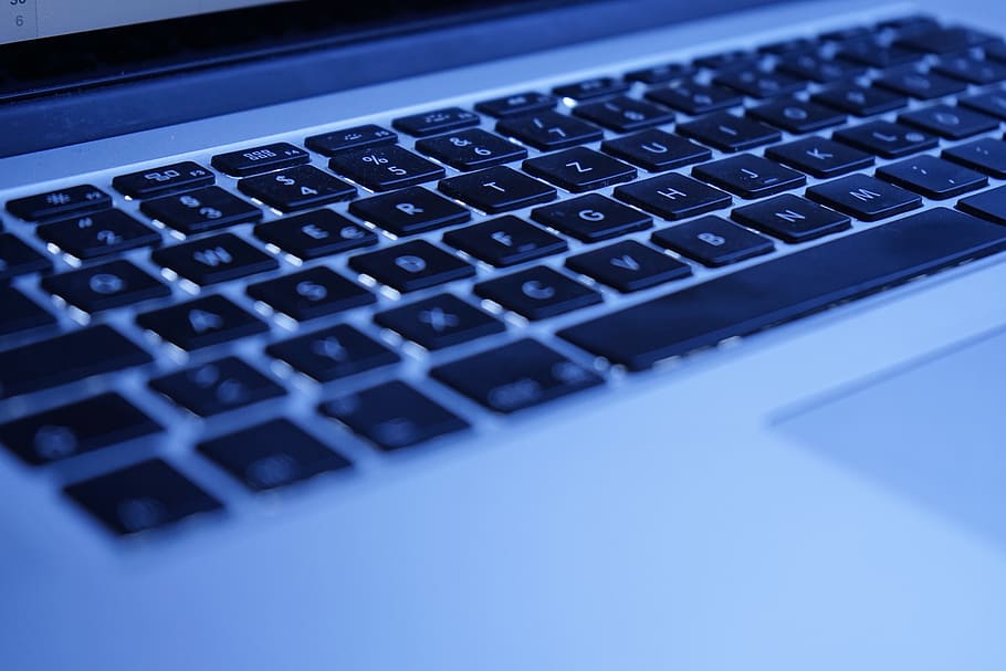 laptop, macbook, apple, lighting, edp, keyboard, technology HD wallpaper