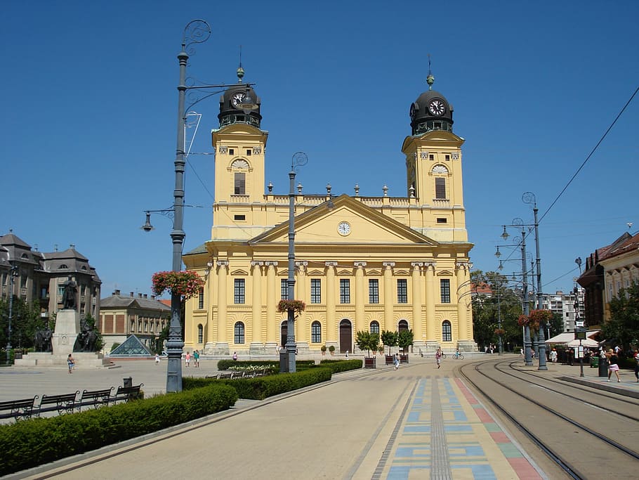 Debrecen, Hungary, Church, debrecen hungary, famous, history, HD wallpaper