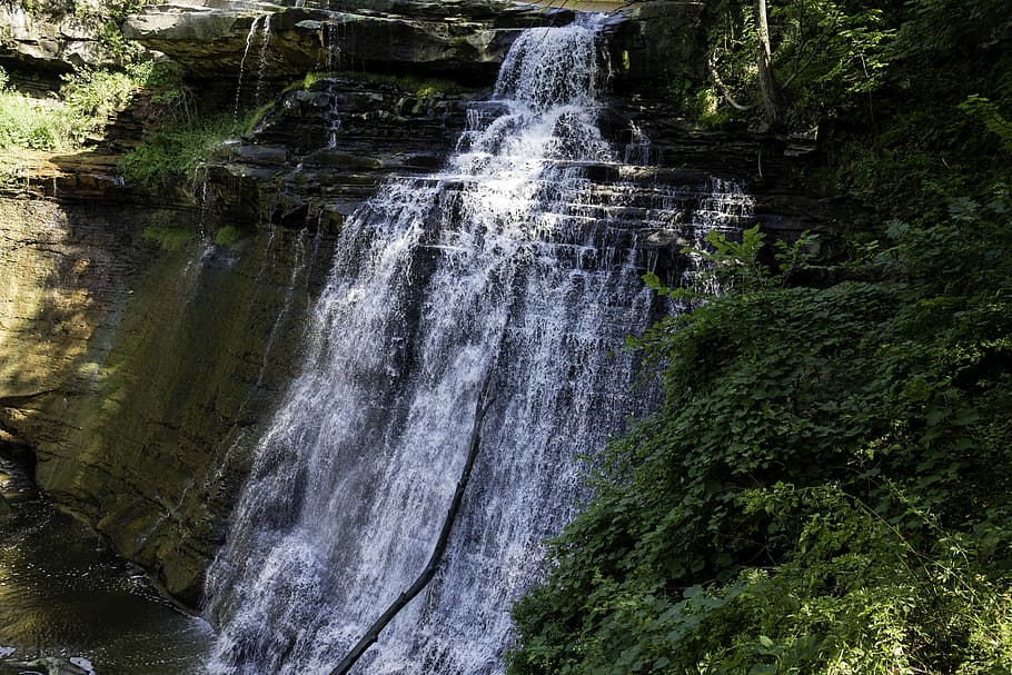 Brandywine Falls at Cayuhoga Valley National Park, Ohio, photo, HD wallpaper