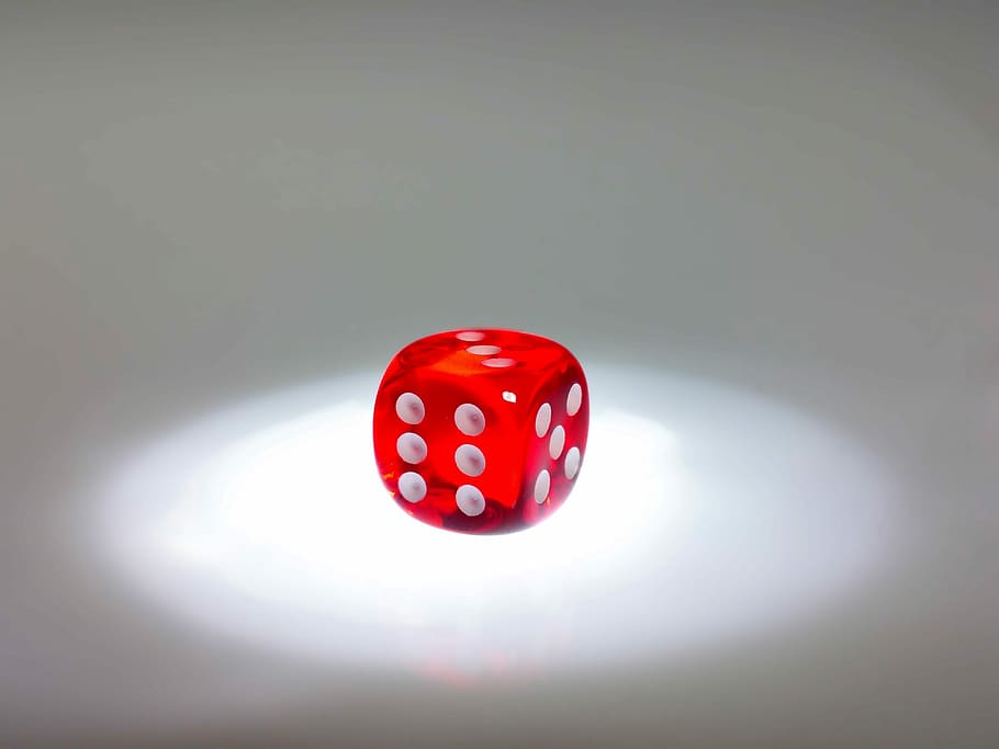 Cube, Red, Luck, Play, dice, gambling, leisure games, no people HD wallpaper