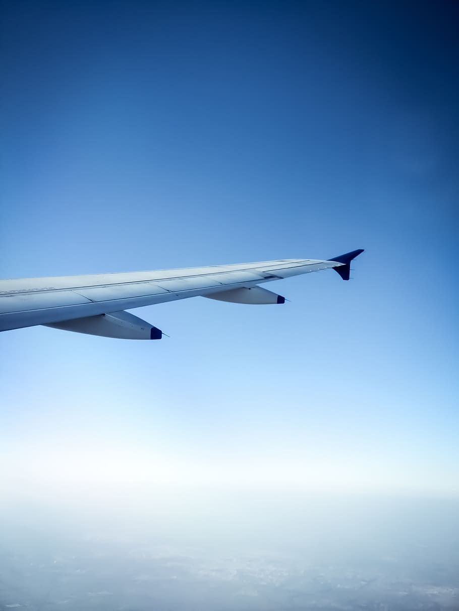 HD wallpaper: airplane, aircraft, sky, flight, transportation system,  travel | Wallpaper Flare