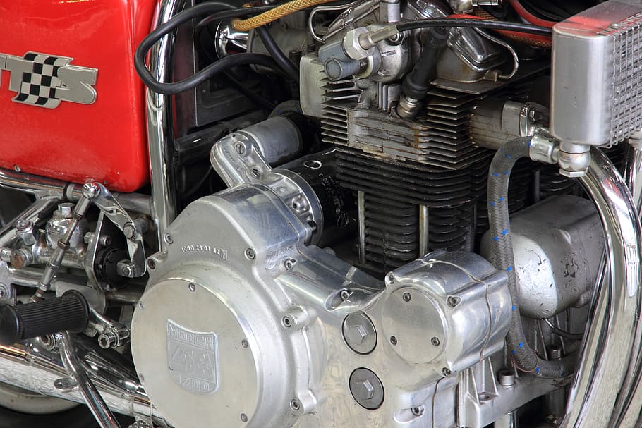 motorcycle, engine, germany, speyer, technik museum, munch, HD wallpaper