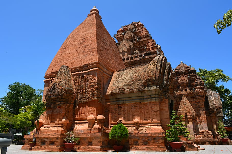 cham, po nagar, temple, ancient, vietnam, tower, religion, landmark, HD wallpaper