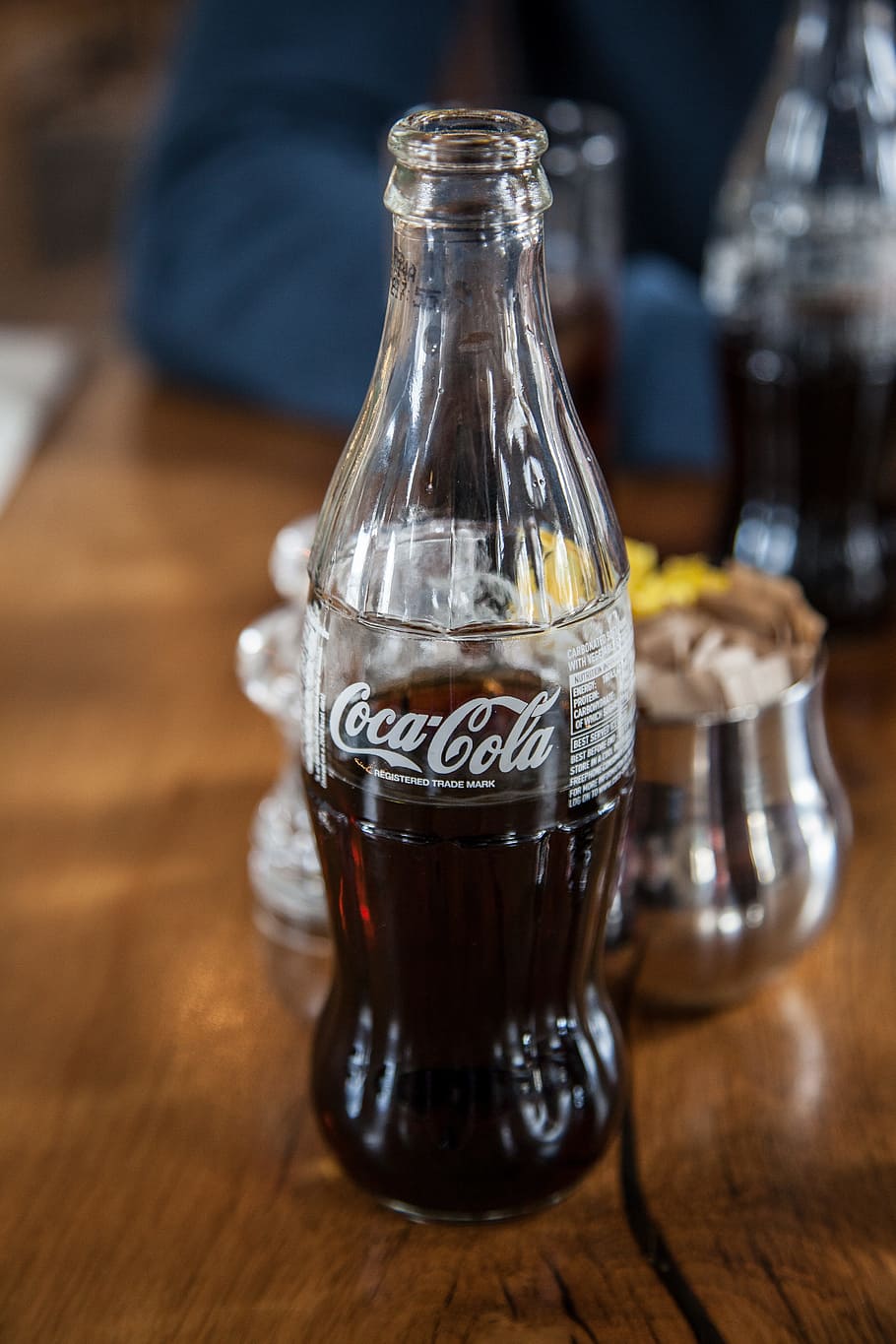 coke, coca-cola, glass, bottle, drink, coca cola, soft drinks, HD wallpaper