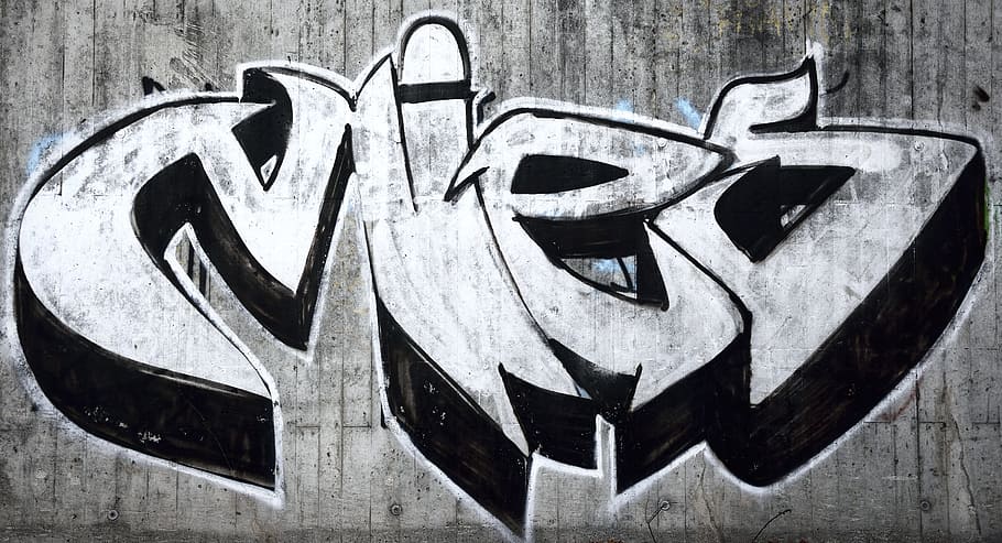 Graffiti, Wall, Sprayer, communication, close-up, no people HD wallpaper