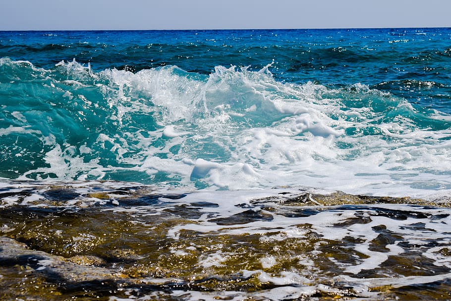 Splash, Water, Liquid, Bubble, Foam, spray, wave, water drops HD wallpaper