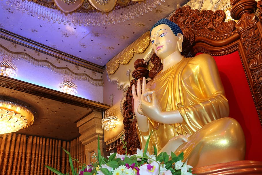 pilima, statue, buddha, religion, belief, sculpture, spirituality HD wallpaper