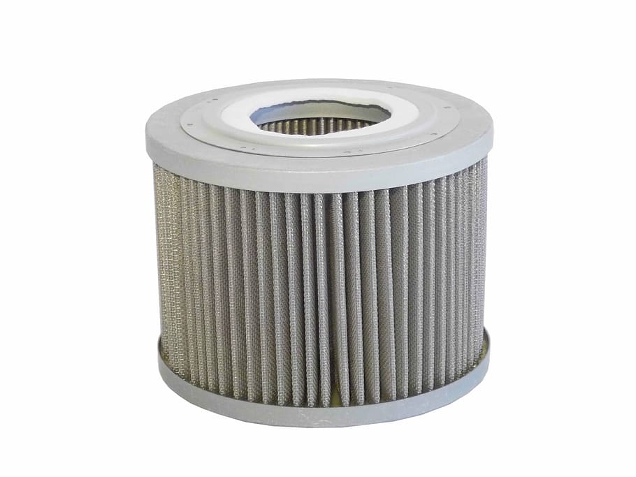 round white air filter, mechanics, vehicle, garbage, white background HD wallpaper