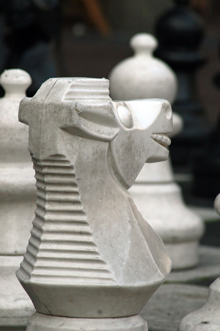 chess, black, white, pawn, chessboard, horse, amsterdam, max euweplein HD wallpaper