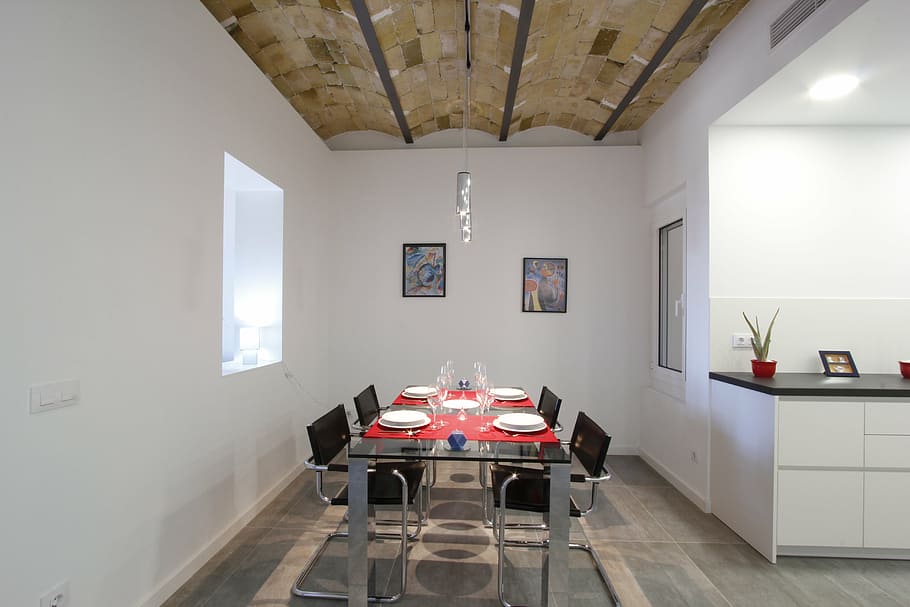 reform, design, inside, house, table, indoors, seat, window HD wallpaper