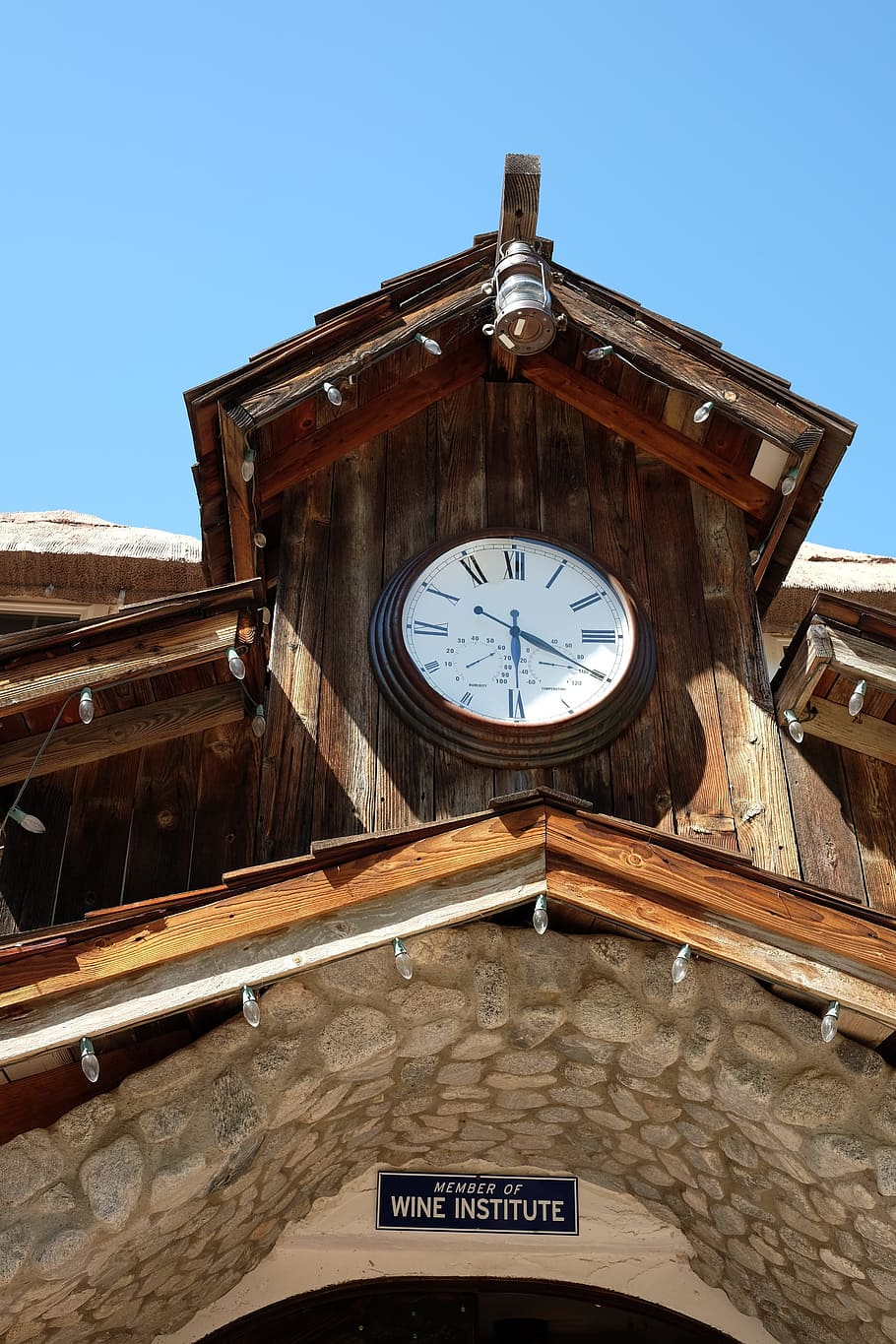 clock tower, retro, white, time, low angle view, built structure HD wallpaper