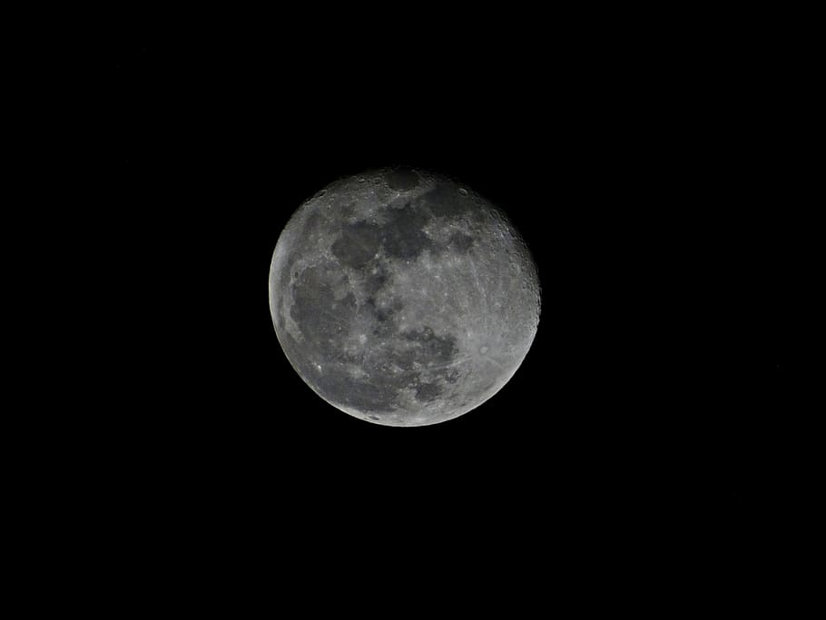 moon, night, dark, astro, space, astronomy, beauty in nature HD wallpaper