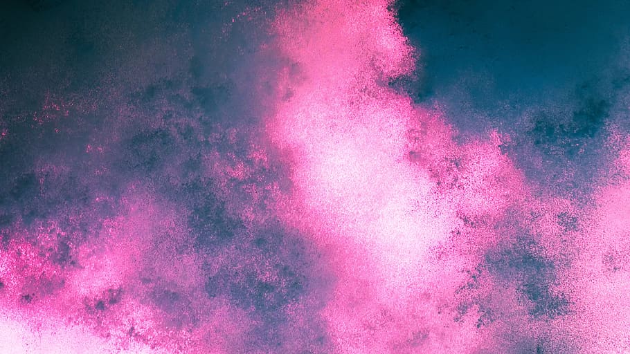 sky, clouds, atmosphere, smoke - physical structure, pink color HD wallpaper