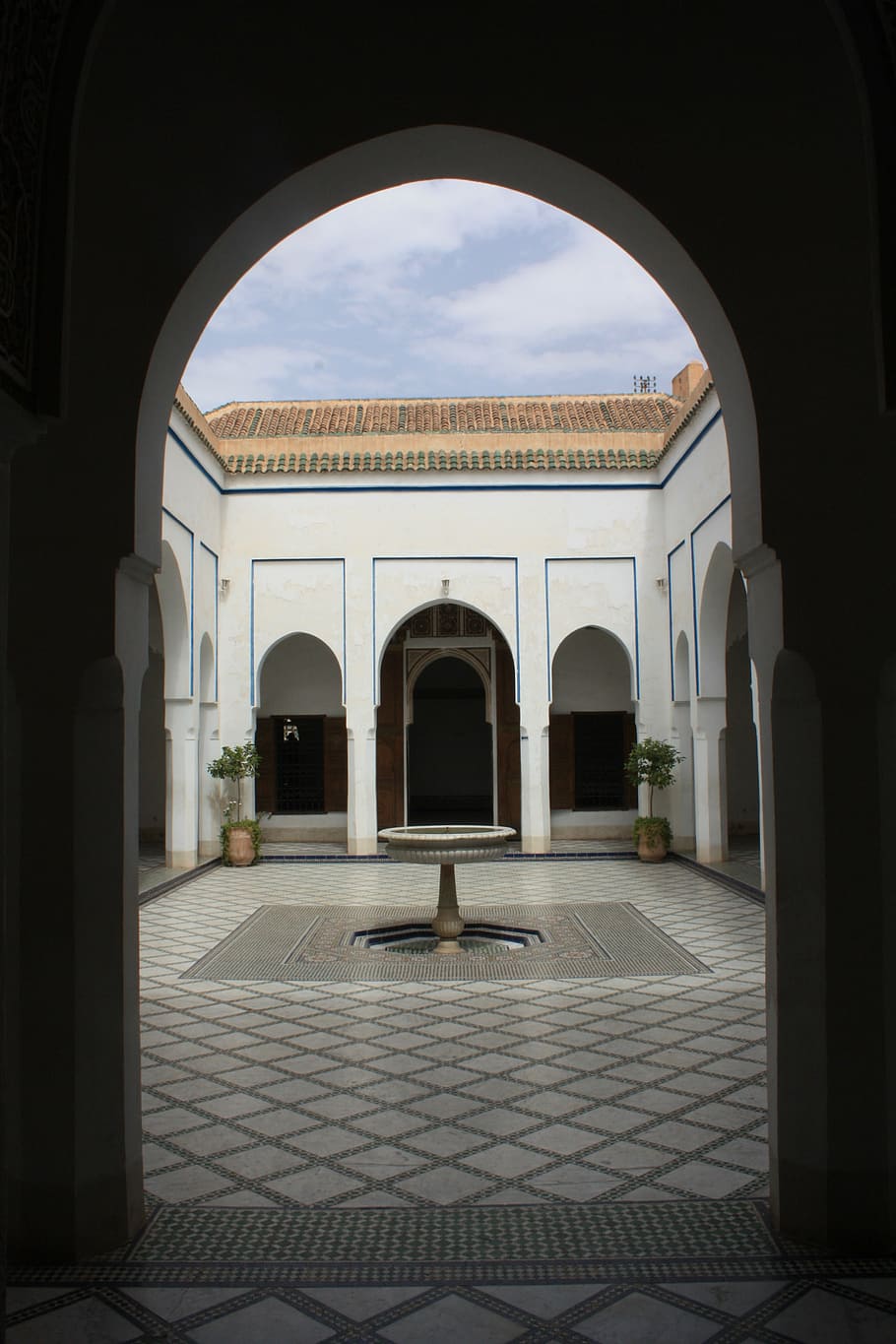 architecture, input, marroc, africa, patio, built structure HD wallpaper