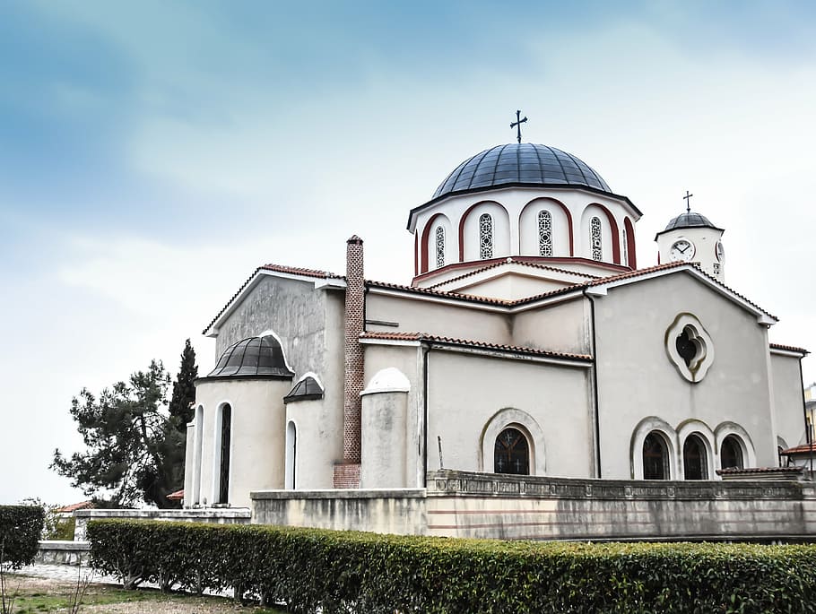 church, thassos, greece, eastern, hellenic, ancient, culture, HD wallpaper