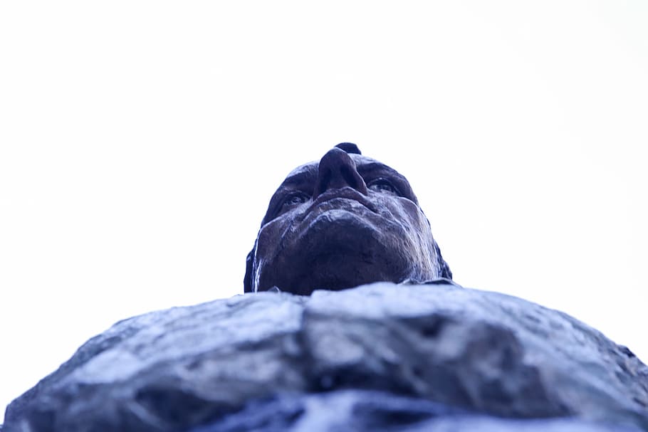 statue, man, monument, architecture, landmark, history, stone HD wallpaper