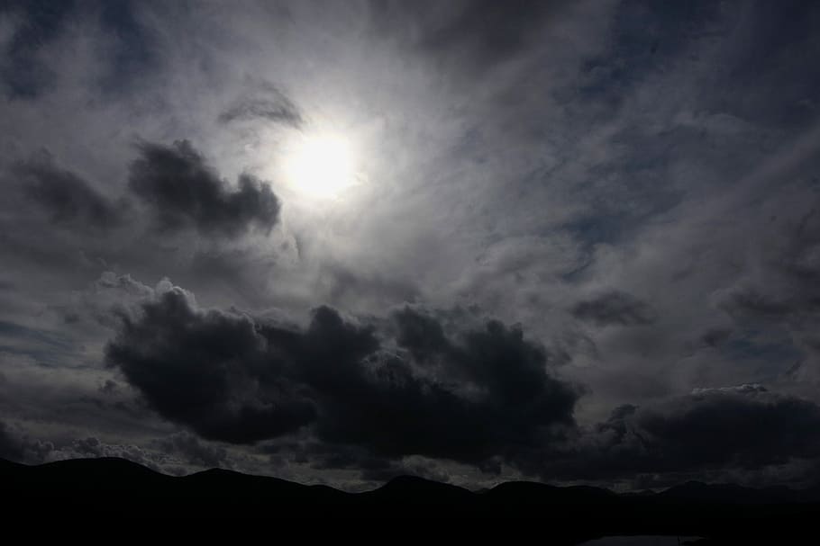 Clouds, Threat, black, cloud - sky, nature, beauty in nature HD wallpaper