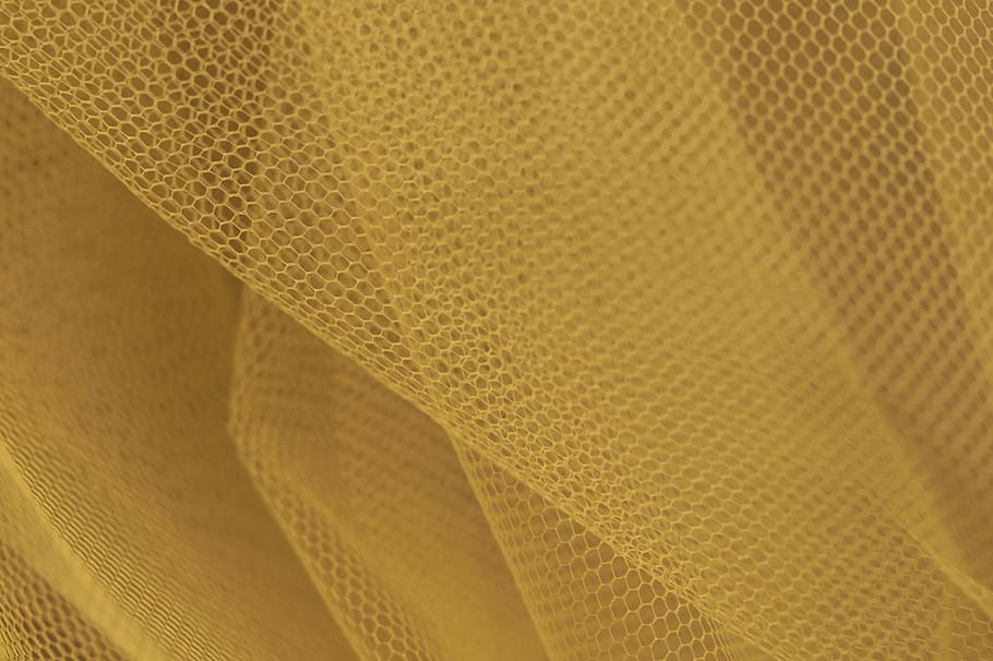 yellow mesh net, Tulle, Fabric, Structure, Pattern, background, HD wallpaper