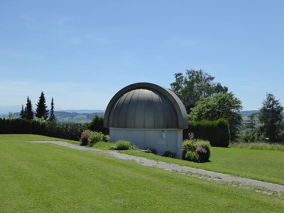 astronomical observatory, uitikon, allmend, plant, tree, sky HD wallpaper