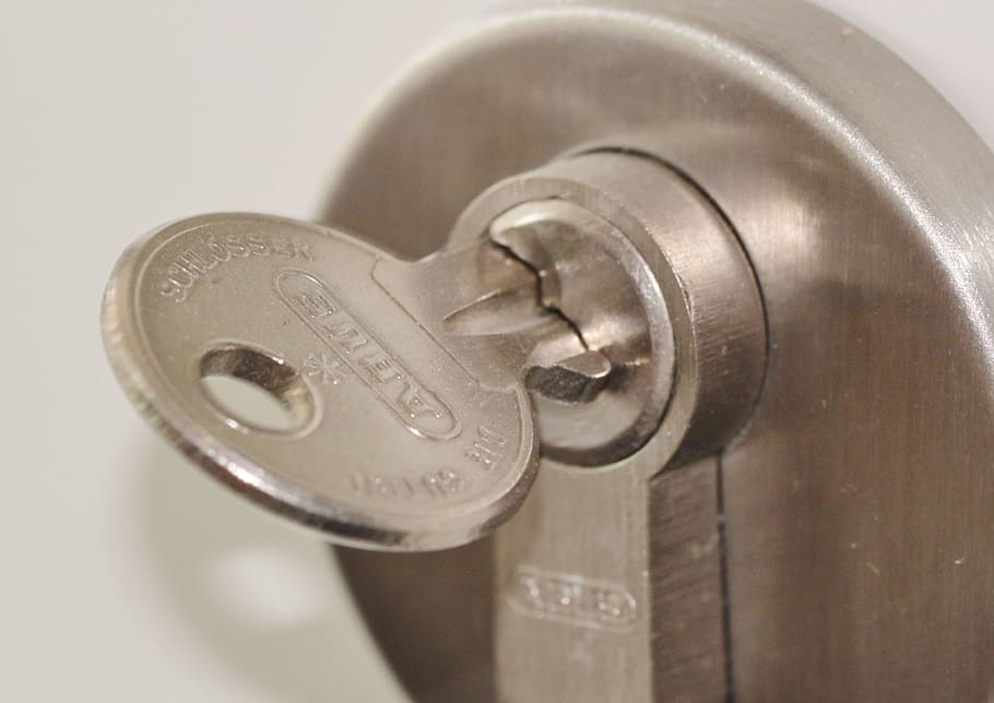 key in key hole, door lock, castle, fitting, capping, input HD wallpaper