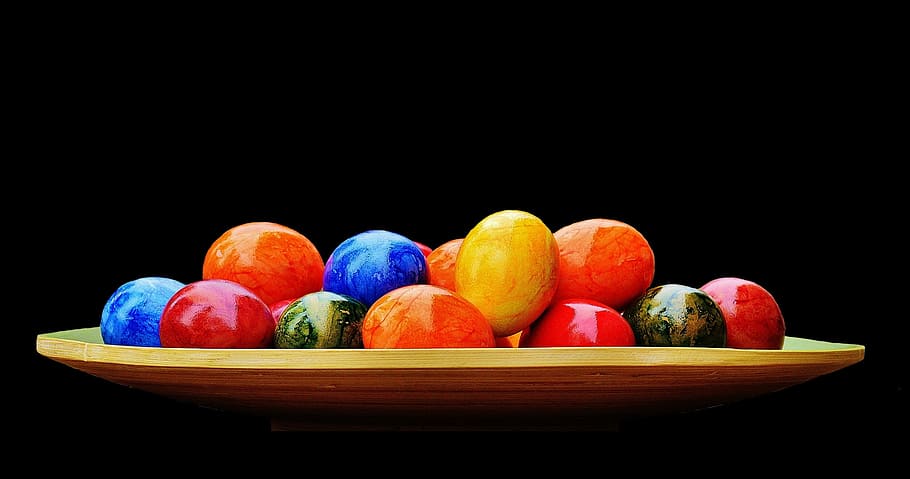 easter, easter eggs, colorful, happy easter, colored, shell HD wallpaper