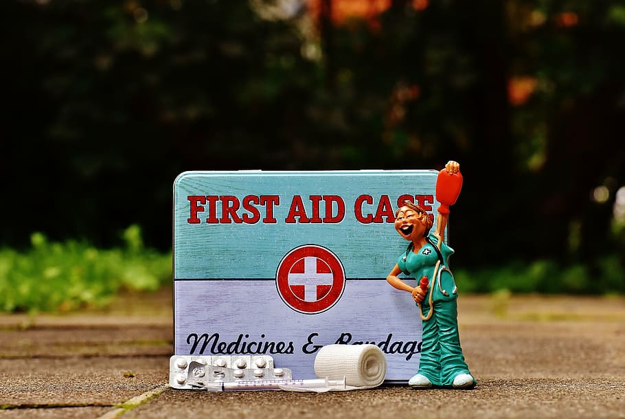 first aid, nurse, funny, box, tin can, sheet, color, metal cans HD wallpaper