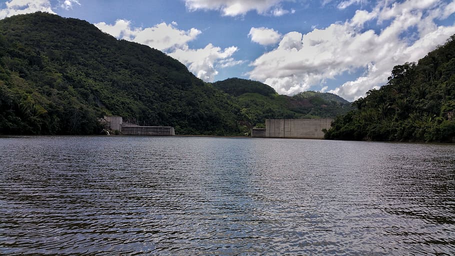 dam, river, water, belize, mountain, scenics - nature, waterfront HD wallpaper