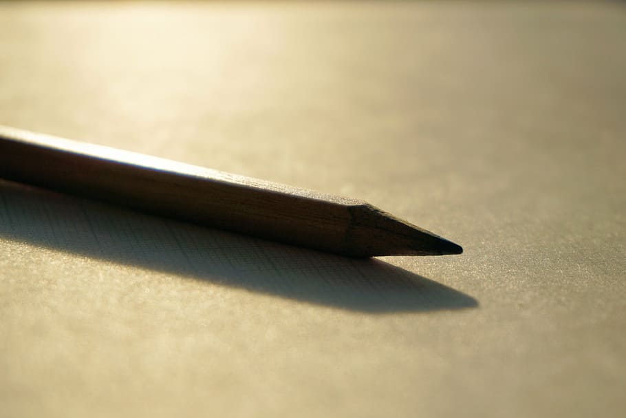 pencil, office, draw, leave, office accessories, graph paper HD wallpaper