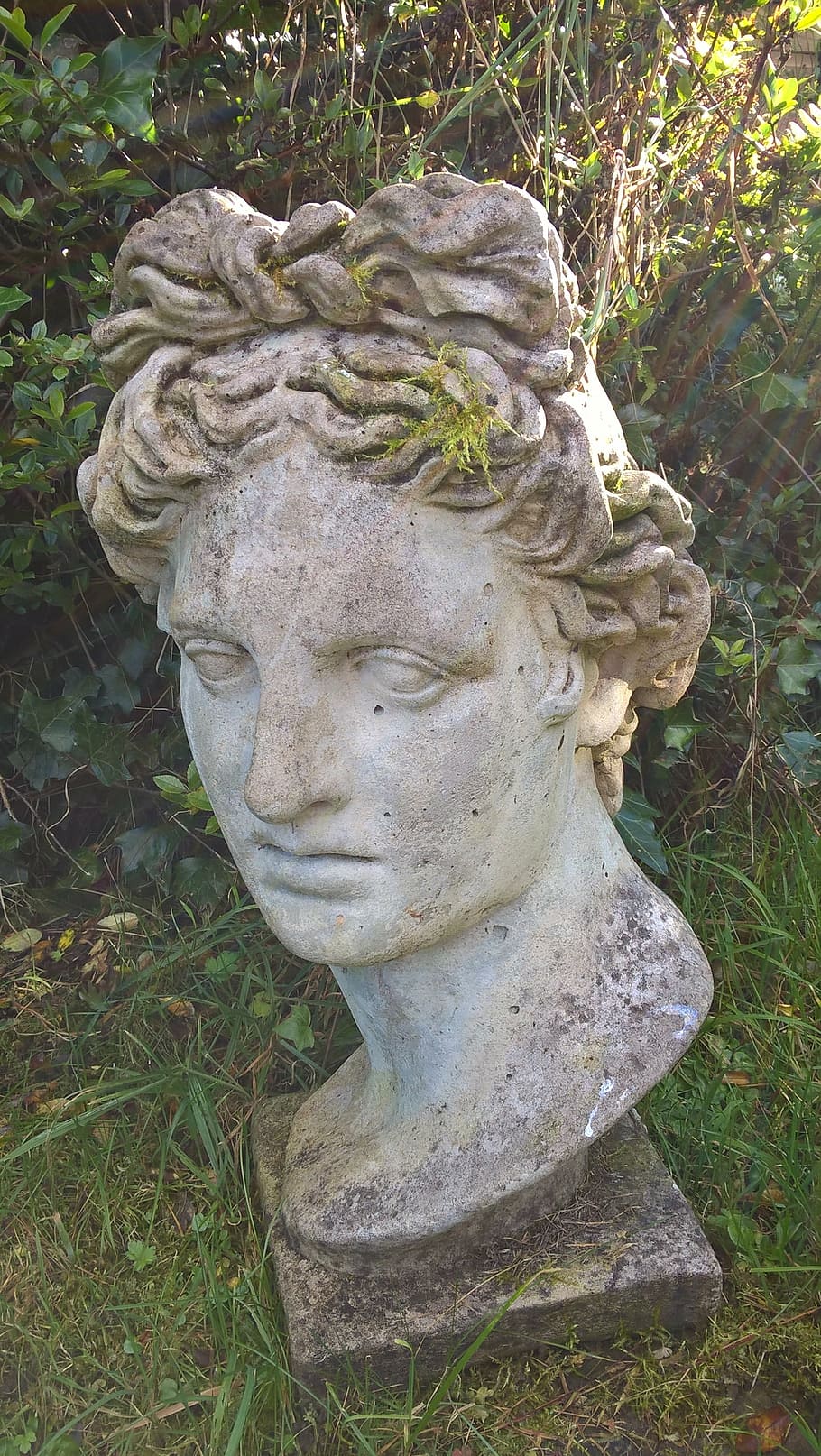 statue, garden, apollo, sculpture, representation, art and craft HD wallpaper
