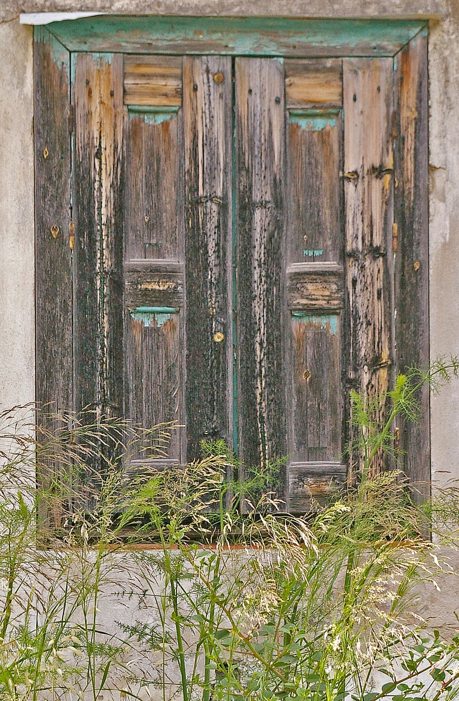 samos, greece, old window, nostalgia, shutters, wood, holiday HD wallpaper