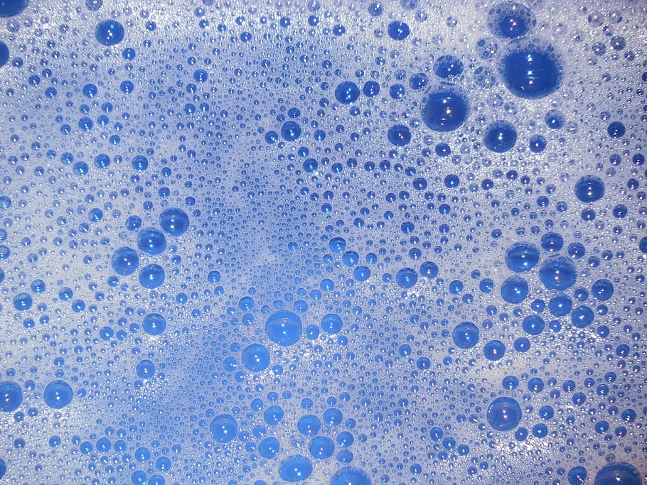 water bubbles close up photo, background, wallpaper, pattern