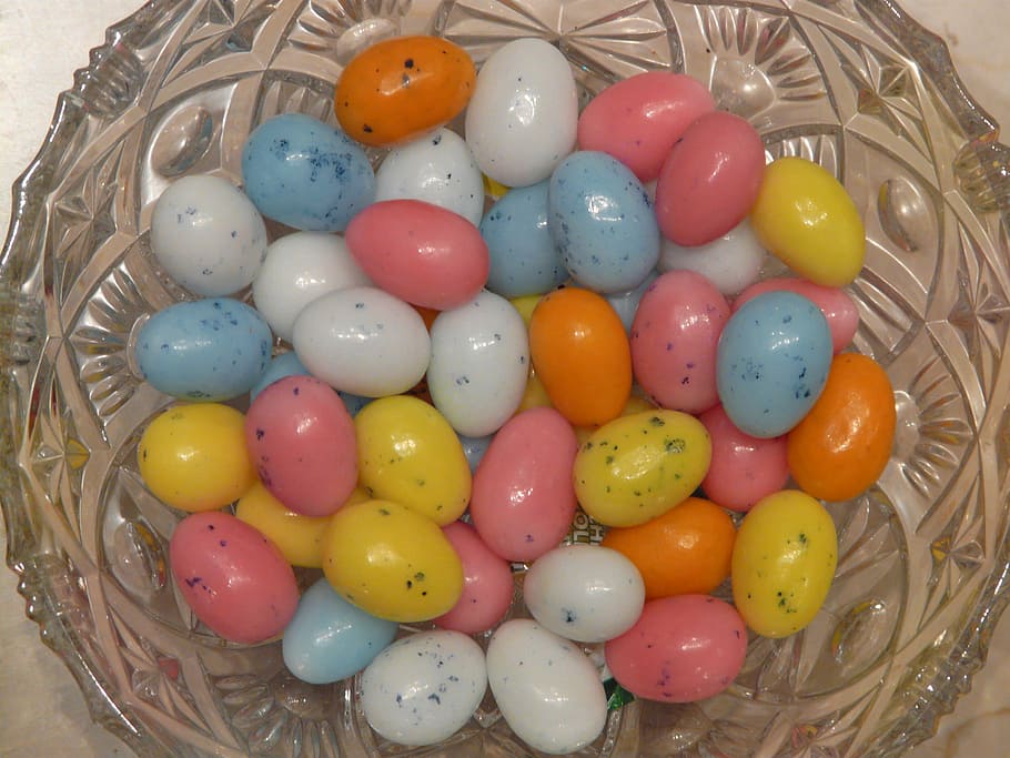 Sugar, Easter Eggs, sugar eggs, sweetness, brand, colorful HD wallpaper
