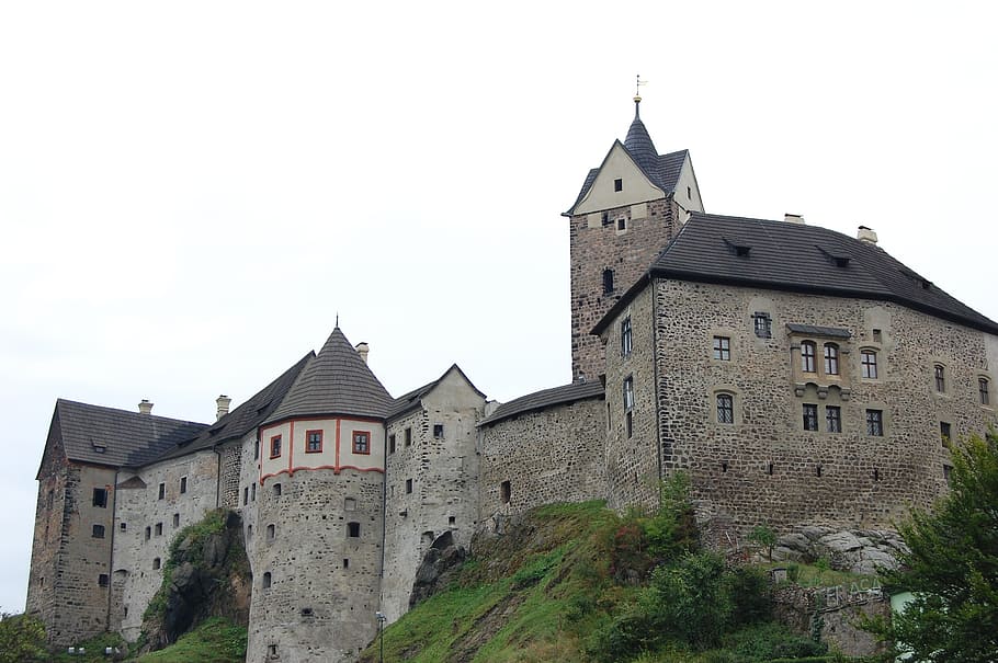 castle, hill, monument, old, building, architecture, building exterior HD wallpaper