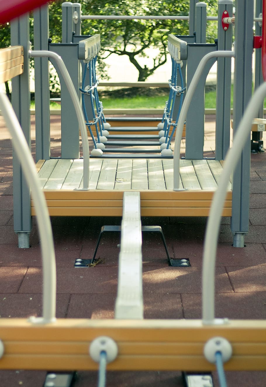 activity, senior, exercise, older, seat, empty, absence, park HD wallpaper
