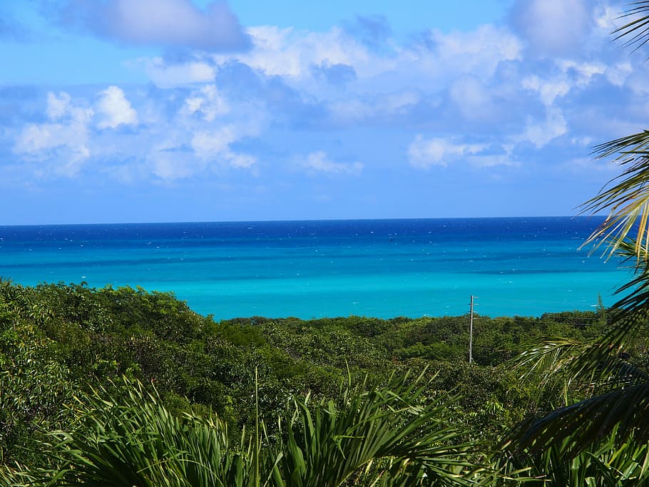 bahamas, ocean, paradise, sky, sea, scenics - nature, water, HD wallpaper