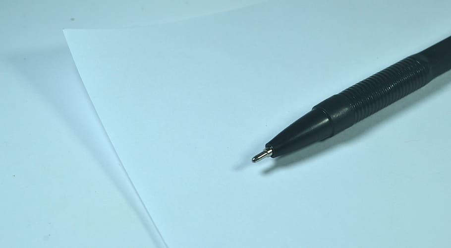 paper, pen, idea, blank, no idea, give up, mental block, icon HD wallpaper