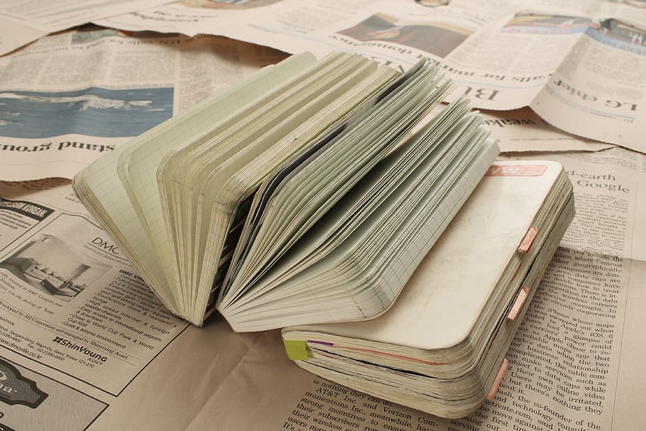 paper, book, open book, notes, stack, newspaper, large group of objects HD wallpaper