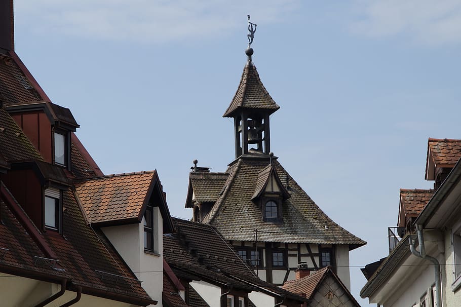 Tower, Turret, Goal, Flag, Sky, constance, architecture, building HD wallpaper