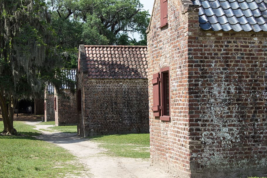 opened wooden window, slave quarters, boone plantation, south carolina, HD wallpaper