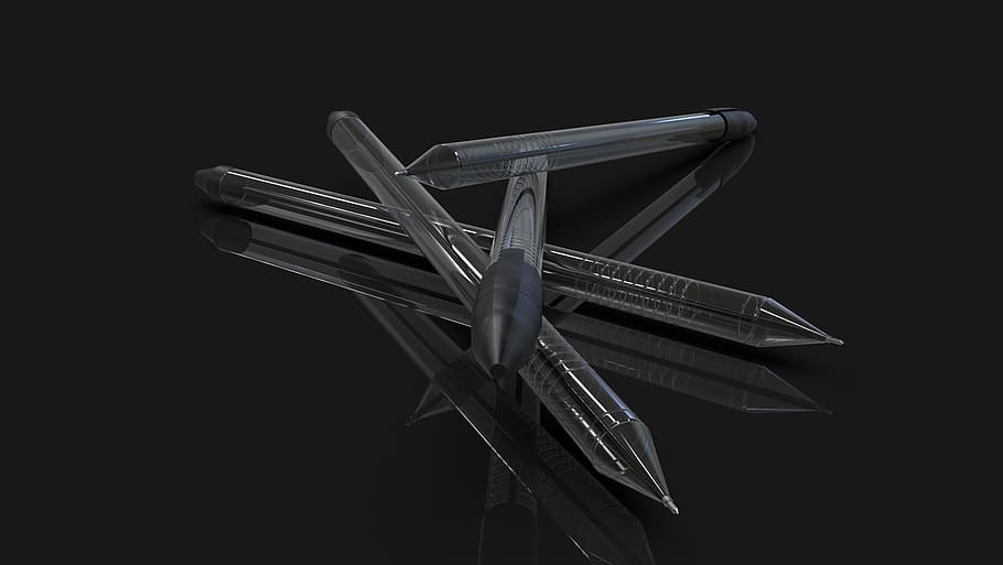 tool, pen, school, dark, education, design, black background HD wallpaper