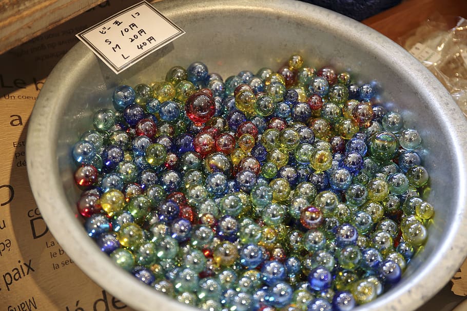 gems, marble, circle, round, spark, container, no people, indoors HD wallpaper