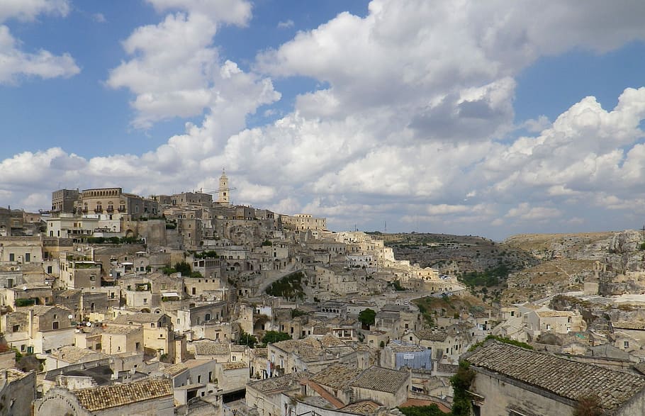 building, journey, city, town, sash, matera, southern italy, HD wallpaper