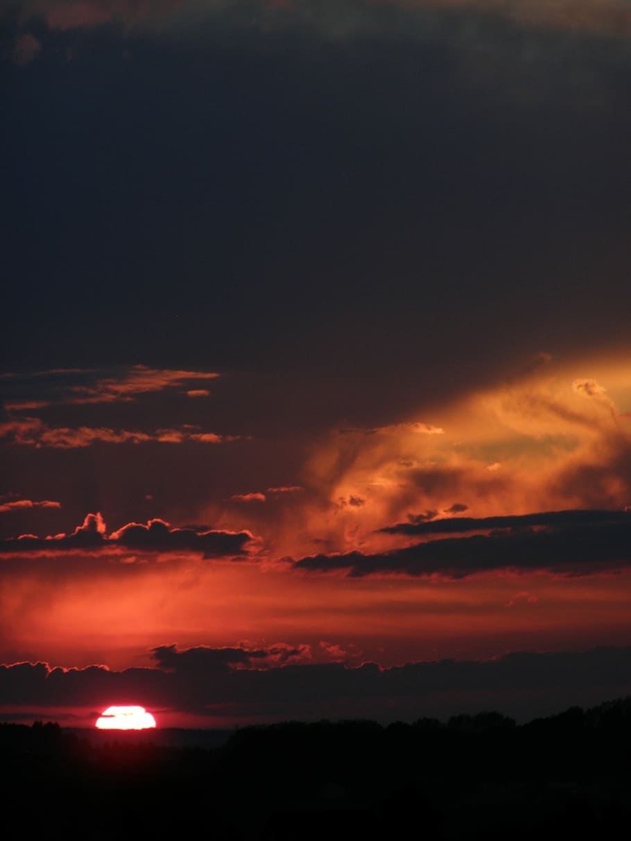 West, Sun, Clouds, Light, sky, the sun, dramatic sky, cloud - sky HD wallpaper