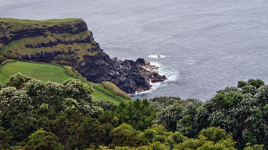 Photos, Random, Serreta, Third, Azores, photos at random, cliff, HD wallpaper