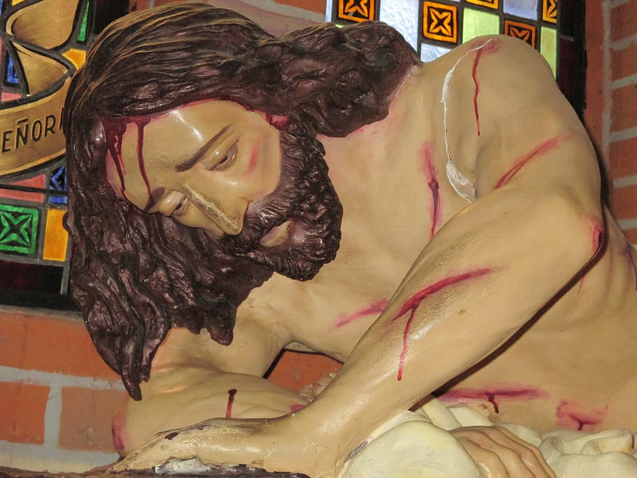 jesus, image, catholics, christ, calvary, religion, portrait HD wallpaper