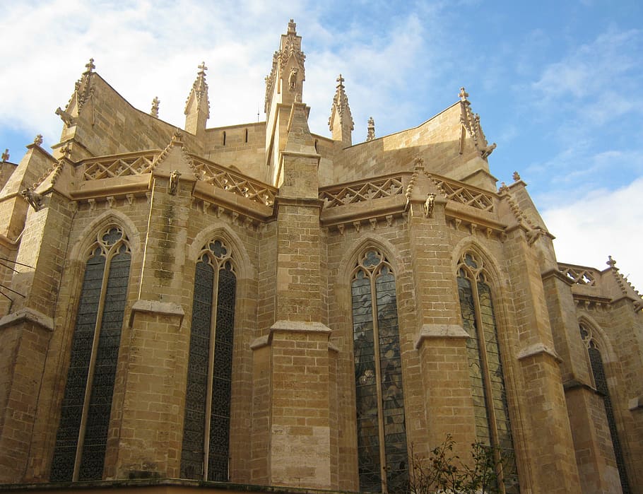 Building, Architecture, Monument, old building, sights, mallorca HD wallpaper