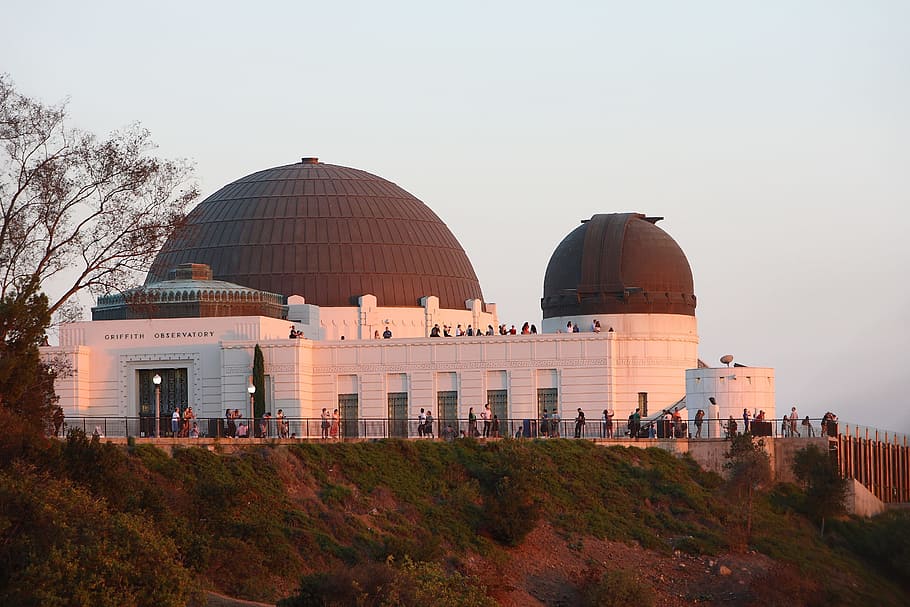 griffith observatory, los angeles, astronomy, park, california, HD wallpaper