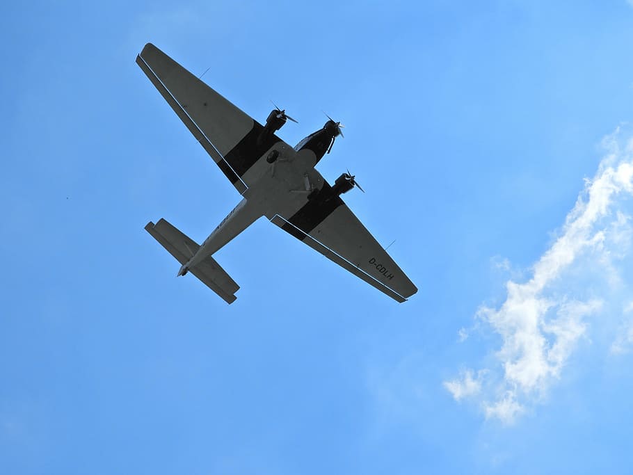 ju52, junker, historically, old, aircraft, aviation, fly, air vehicle HD wallpaper